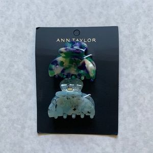 NWT Ann Taylor medium size hair claw clips